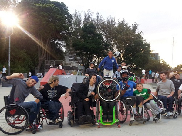 Chairskaters put on a clinic