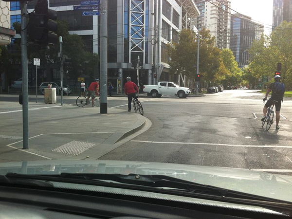 There is a lack of clarity surrounding cyclists and the use..