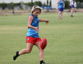 Kylie Nicolaci: kicking goals for women’s footy