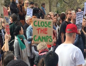 #CloseTheCamps rally in Melbourne’s CBD