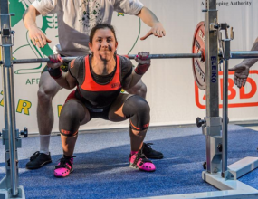 Rochene Higginson is lifting to new heights