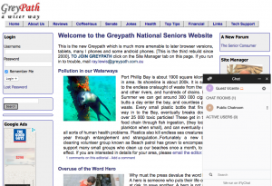 The first Australian seniors website Greypath.