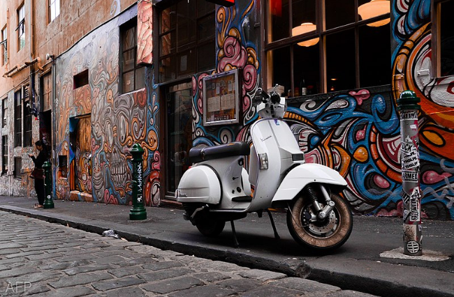 Melbourne’s laneways become art galleries