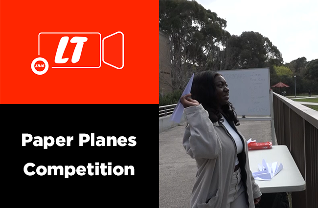The largest paper plane competition in La Trobe history
